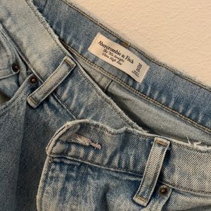 Abercrombie & Fitch 90s straight ultra high rise jeans - 30L/sz 10